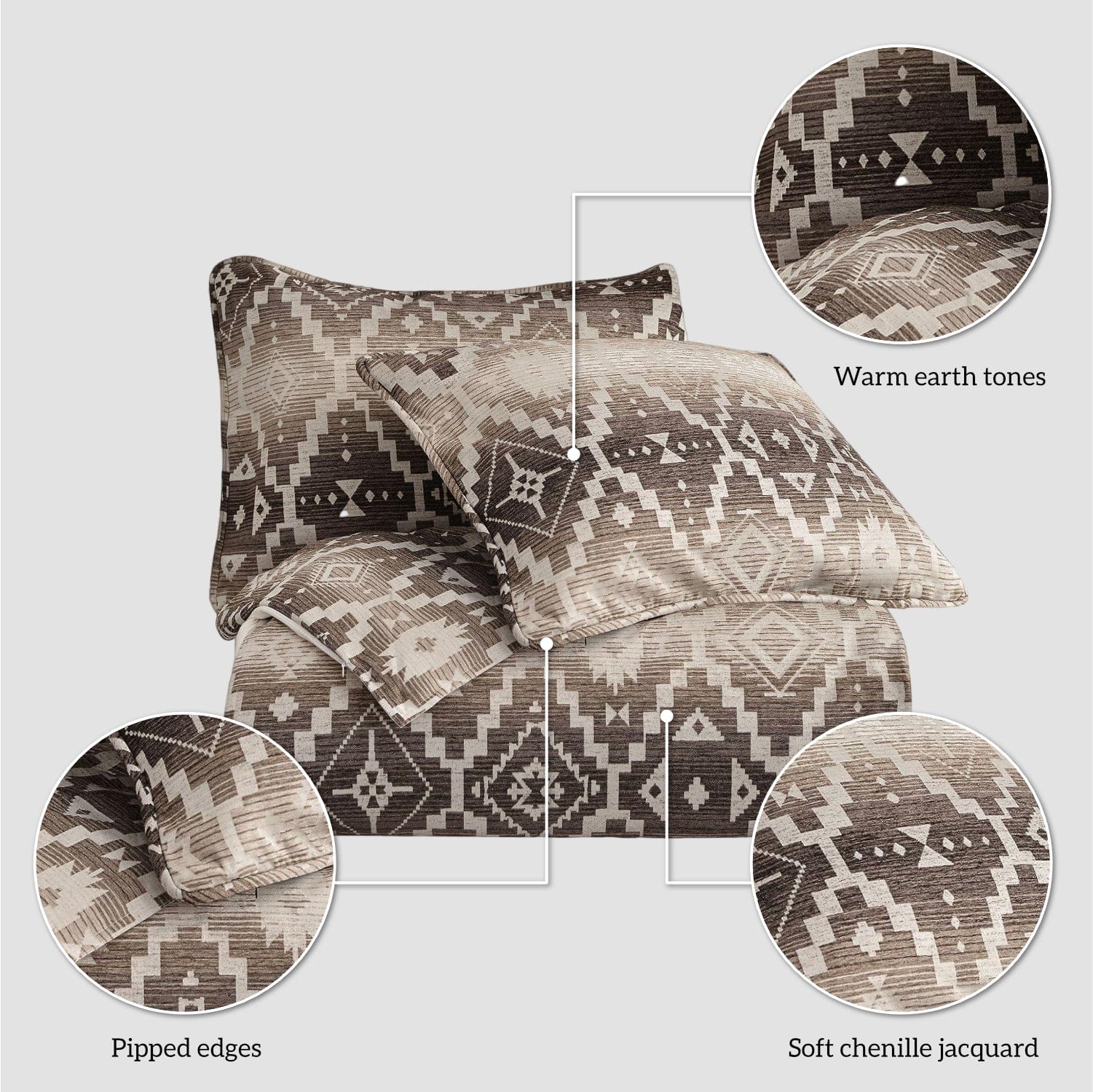 Aztec Bed Chalet Aztec Bedding Set | HiEnd Accents