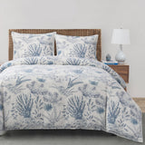 Oceania Bedding Set Comforter Set / Super Queen / Blue Comforter / Duvet Cover
