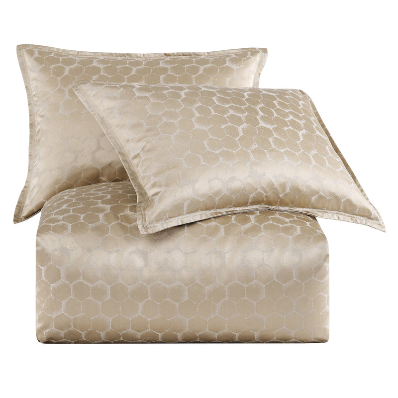 Honeycomb Jacquard Bedding Set Comforter / Duvet Cover