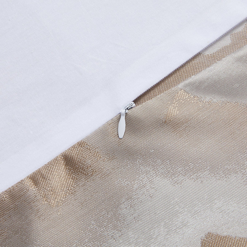 Serenity Modern Jacquard Bedding Set Comforter / Duvet Cover
