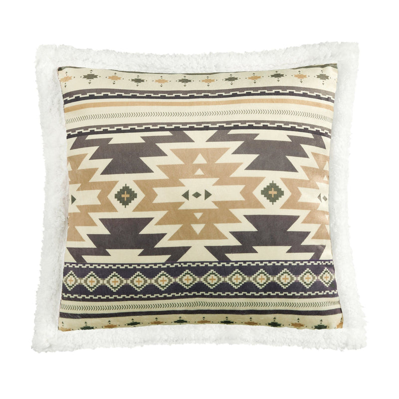 Desert Sage Campfire Sherpa Throw