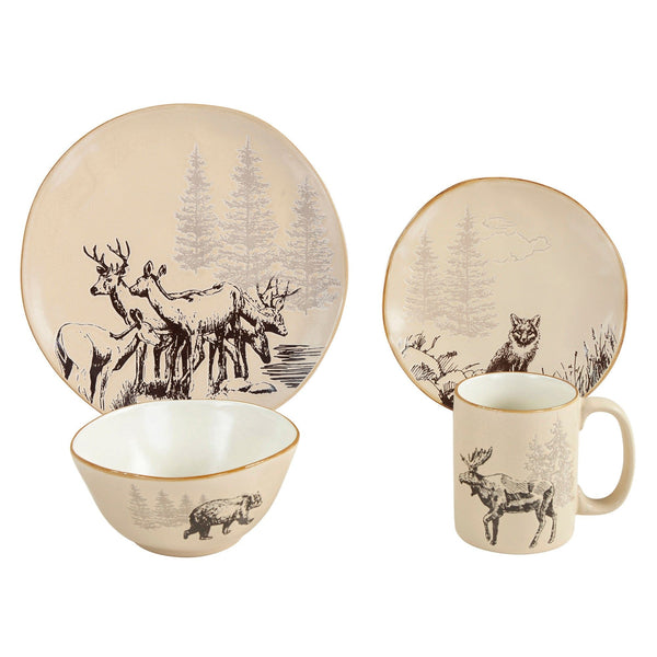 Copy of Bear 16PC Ceramic Dinnerware Set Dinnerware Set