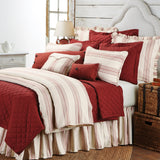 Prescott Duvet Cover Set Duvet Cover / Super Queen / Red Duvet Cover