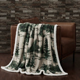 Joshua Campfire Sherpa Throw