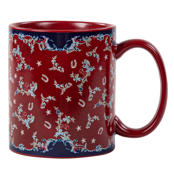 Patchwork Bandana Botanicals Mug, Set of 4 Mug