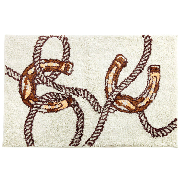Pierre Equestrian Jacquard Bath & Kitchen Rug