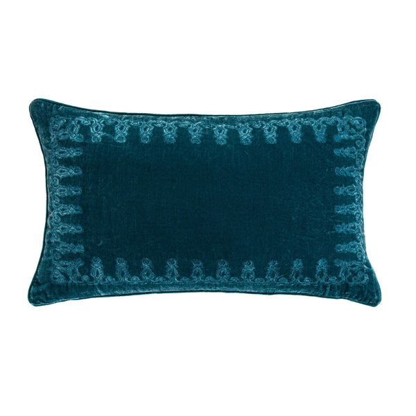 Mainstays 18 x 18 Solid Chenille Decorative Pillow Set - Navy - 2 ct