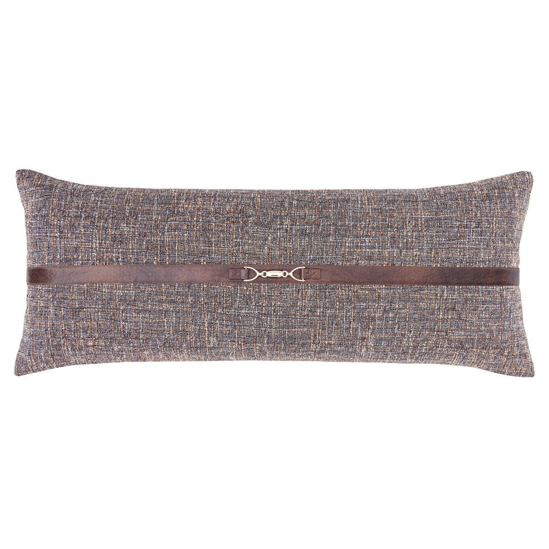 Tweed Buckle Detailed Lumbar Pillow Pillow