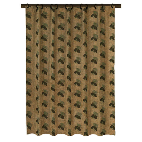 Pine Cone Shower Curtain