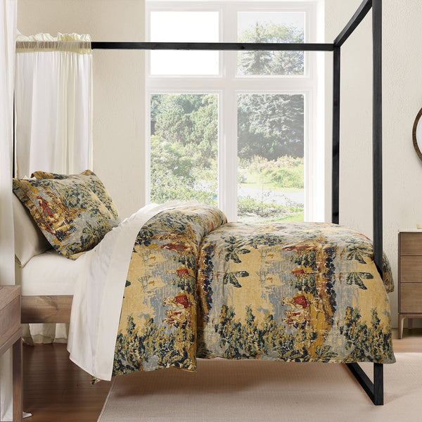 Provence Washed Linen Bedding Set