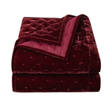 Stella Faux Silk Velvet Quilt Set Quilt