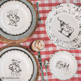 Ranch Life 14PC Melamine Dinnerware Set