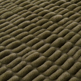 Ruched Rabbit Double-Sided Throw