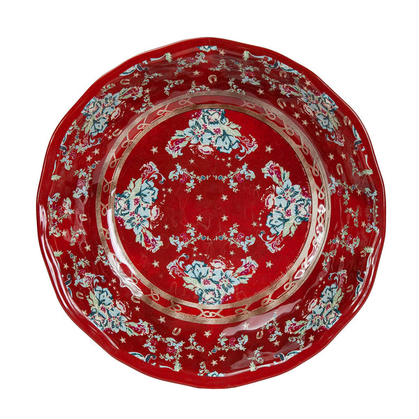Patchwork Bandana Melamine Serving Bowl Serving Bowl