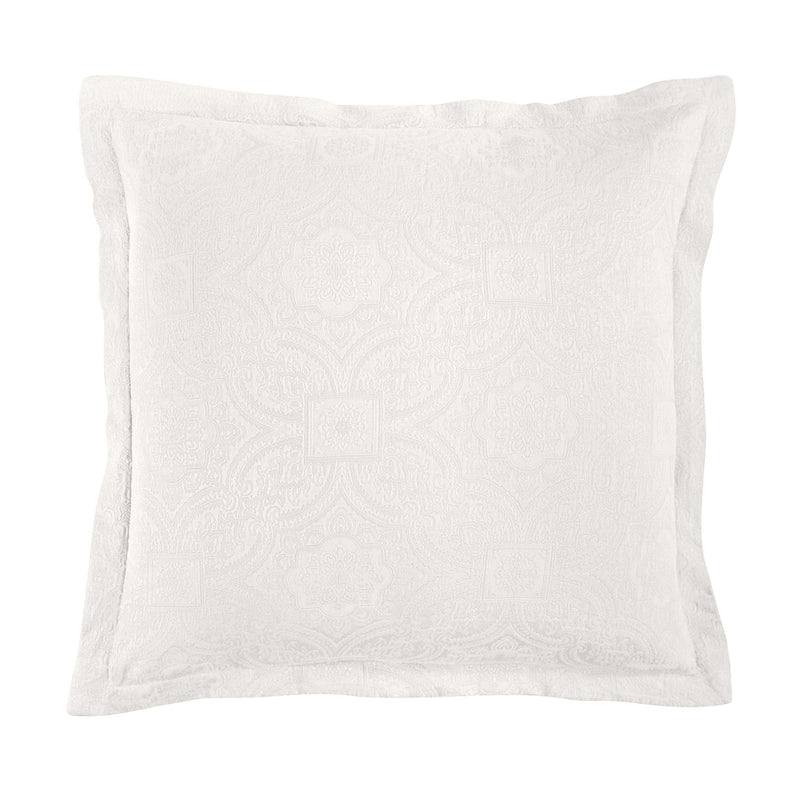 Medallion Matelassé Woven Euro Sham Sham