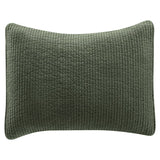Stonewashed Cotton Quilted Velvet Pillow Sham Sham