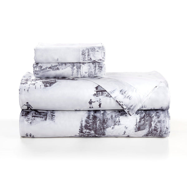 Ski Toile Lyocell Sheet Set Sheet