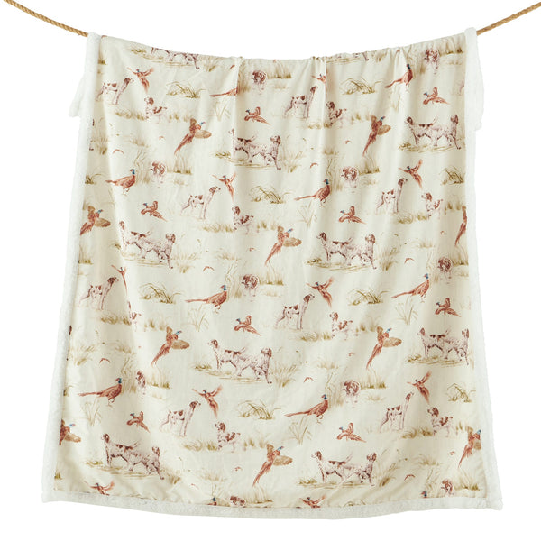 Hunt Life Campfire Sherpa Throw Throw