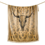 Marston Longhorn Campfire Sherpa Throw Throw
