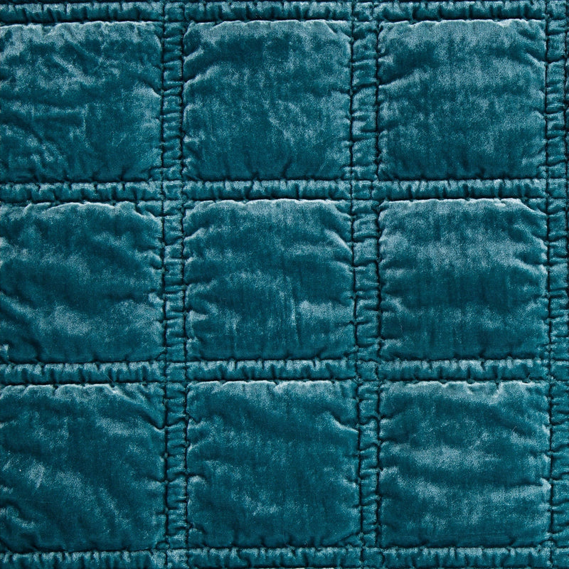 Stella Faux Silk Velvet Double Box Stitch Throw Throw