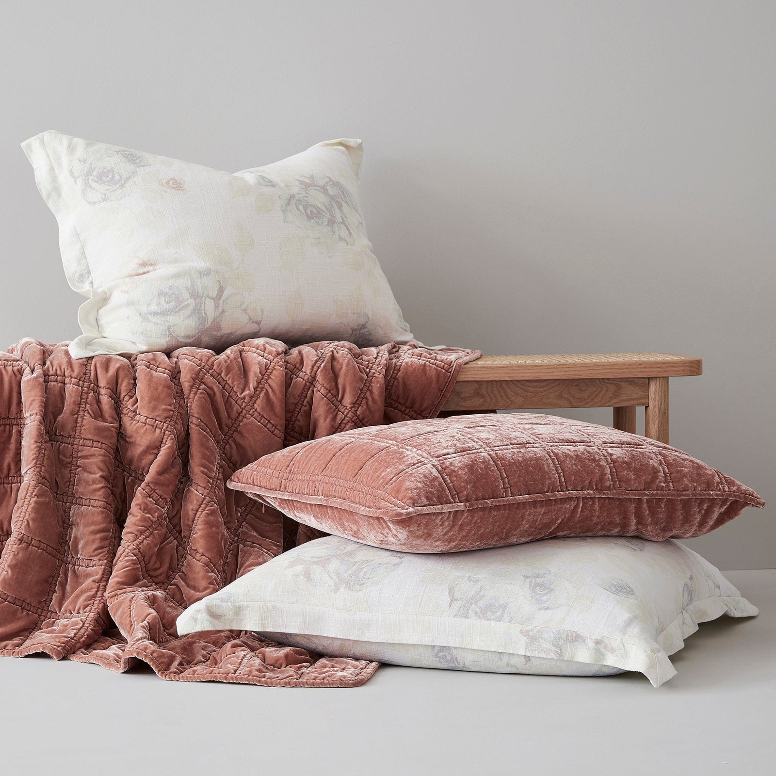 Pink velvet throw new arrivals