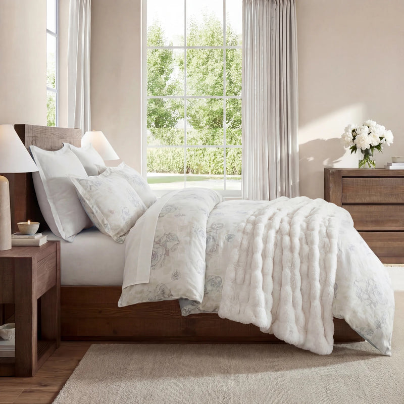 Rosaline Washed Linen Blend Comforter Set