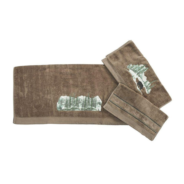 Joshua 3PC Towel Set, Mocha Bath Towel