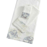 Rosaline Linen Towel Set, White Bath Towel