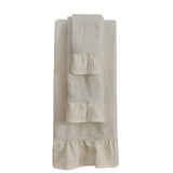 Lily Linen Towel 3 PC Set, White White Bath Towel