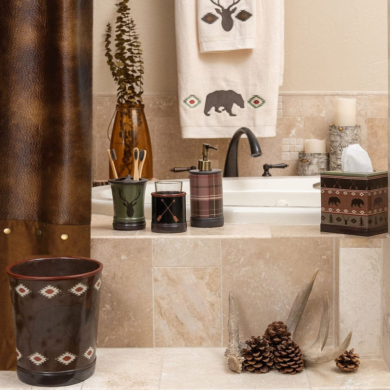 Aztec Bear 5PC Bathroom Set Bathroom Sets