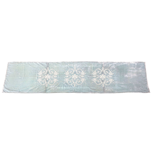 Belle Floral Embroidered Velvet Bed Runner Bed Runner