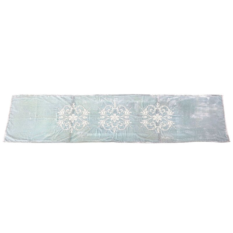 Belle Floral Embroidered Velvet Bed Runner Bed Runner