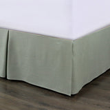 Hera Tailored Linen Bed Skirt Queen / Sage Bed Skirt