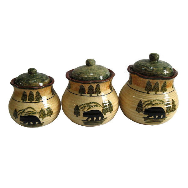 Bear 3PC Canister Set Canister