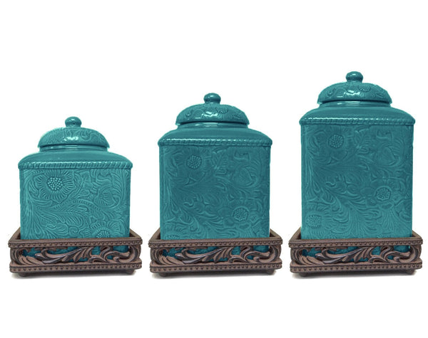 Savannah 3PC Canister Set, Cream Canister