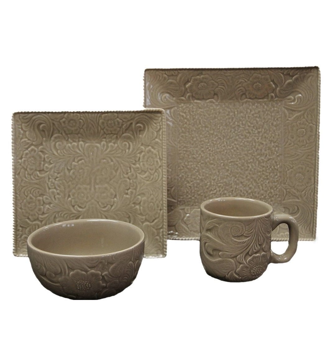 Savannah Dinnerware Set, 16 PC HiEnd Accents