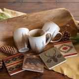 Aztec Bear Coaster, Set of 4 Coaster