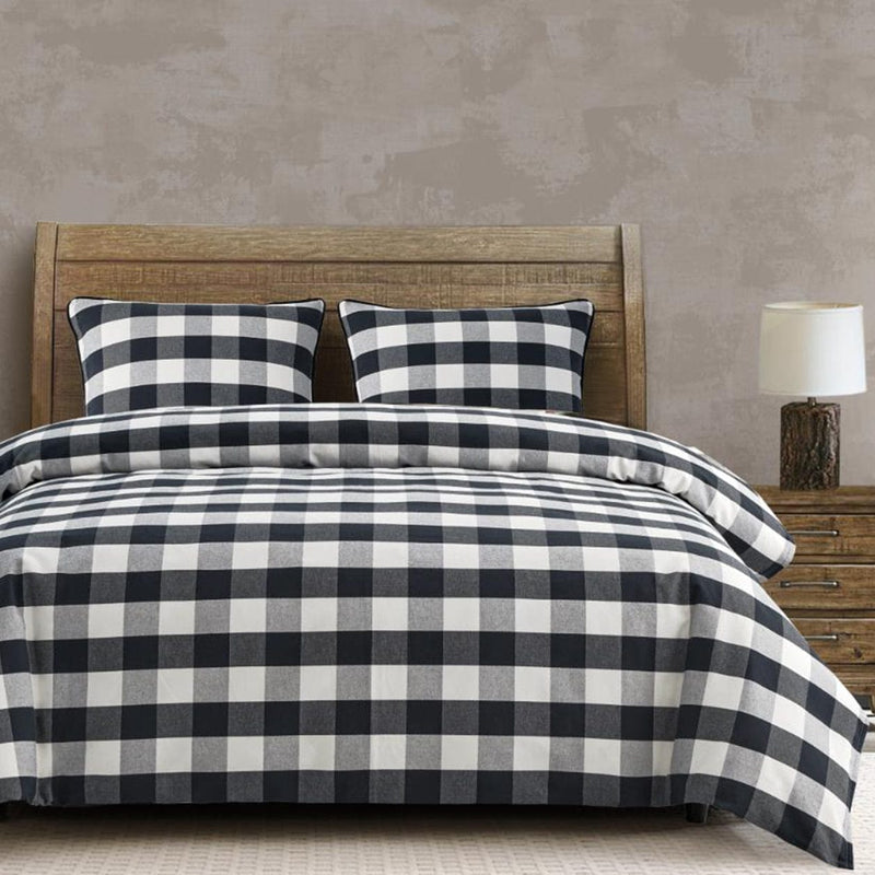Camille Buffalo Check Bedding Set Comforter / Duvet Cover