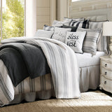 Prescott Bedding Set Comforter Set / Super Queen / Black Comforter / Duvet Cover