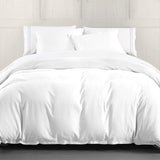 Hera Washed Linen Flange Bedding Set Comforter / Duvet Cover