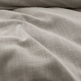 Hera Washed Linen Flange Bedding Set Comforter / Duvet Cover