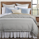 Hera Washed Linen Flange Bedding Set Comforter / Duvet Cover