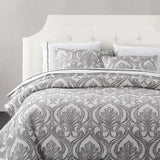 Nicole Damask Bedding Set Comforter / Duvet Cover