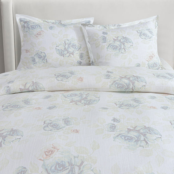 Rosaline Washed Linen Bedding Set Comforter / Duvet Cover