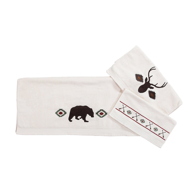 Aztec Bear 8 PC Bath Lifestyle Complete Bathroom Sets