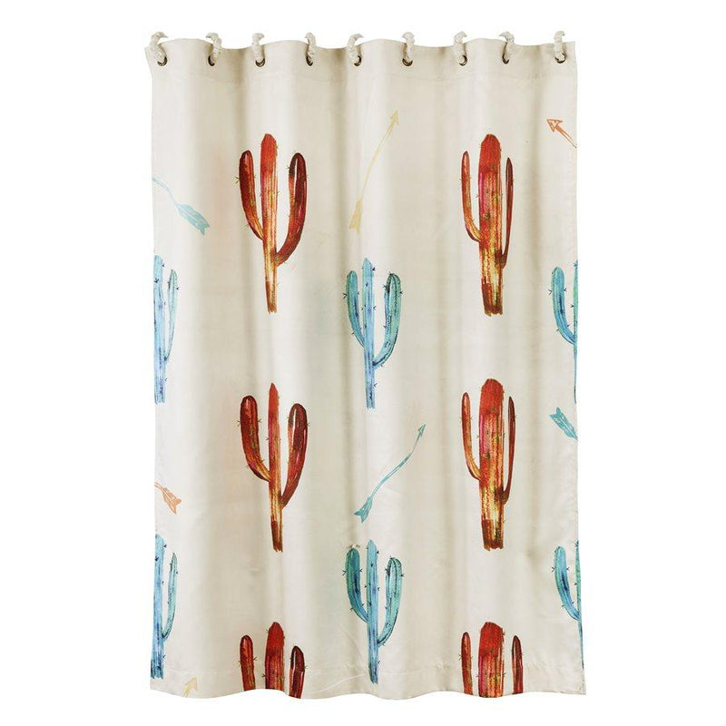 Cactus 8 PC Bath Accessory and Cream Towel Set Complete Bathroom Sets