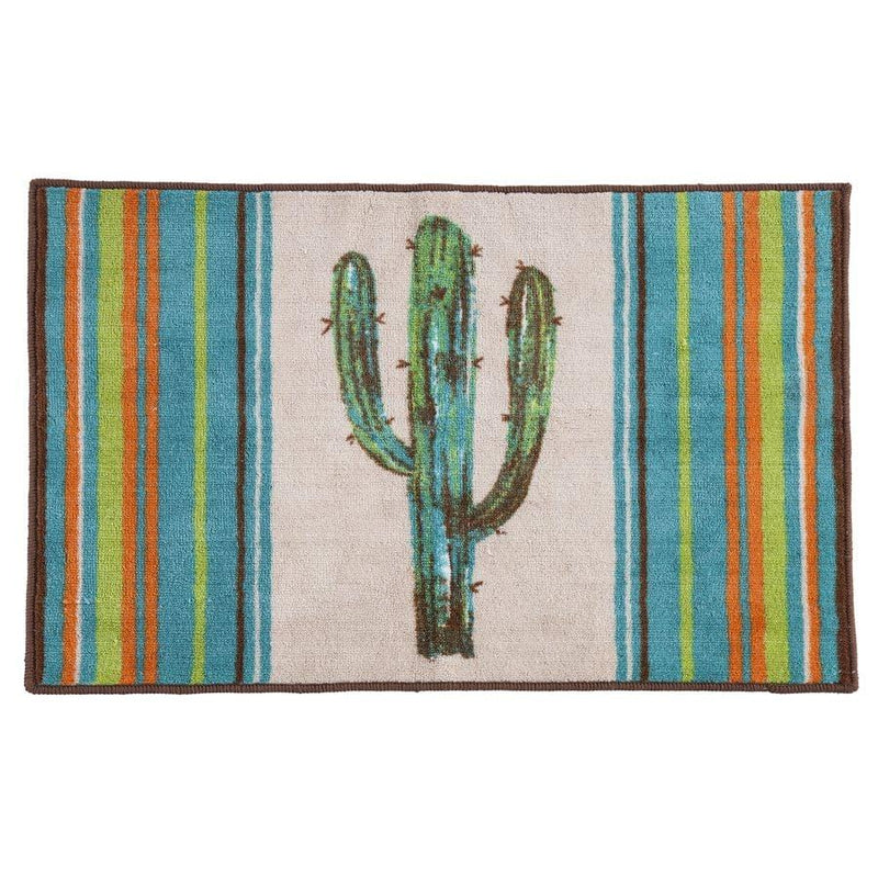 Cactus 8 PC Bath Accessory and Cream Towel Set Complete Bathroom Sets