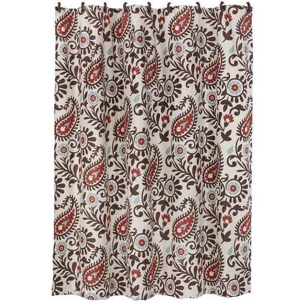 Rebecca Complete 9 PC Bathroom Set, Paisley Complete Bathroom Sets