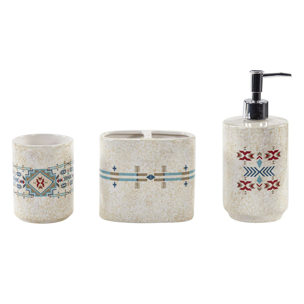 Spirit Valley Ceramic 3PC Countertop Bathroom Set Countertop Bathroom Sets