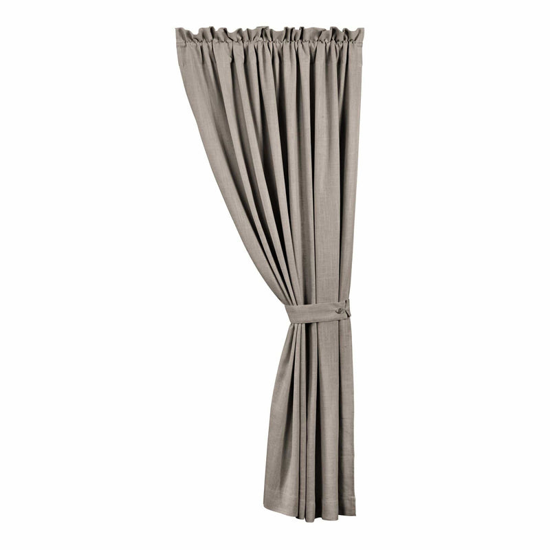 Luna Washed Linen Curtain 48" x 108" / Taupe Curtain